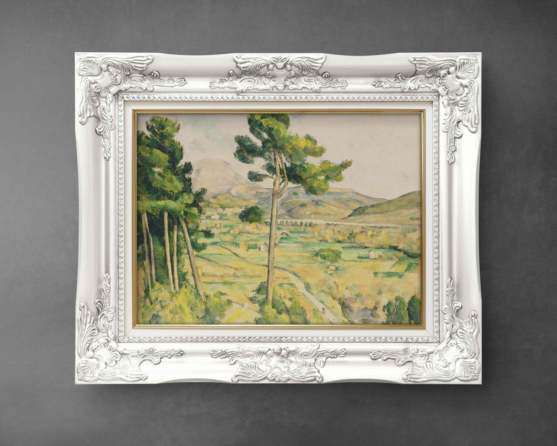 PAUL CÉZANNE - Mont Sainte - Victoire / Arc River Valley (Giclée Art Print) - Pathos Studio - Marketplace Listings