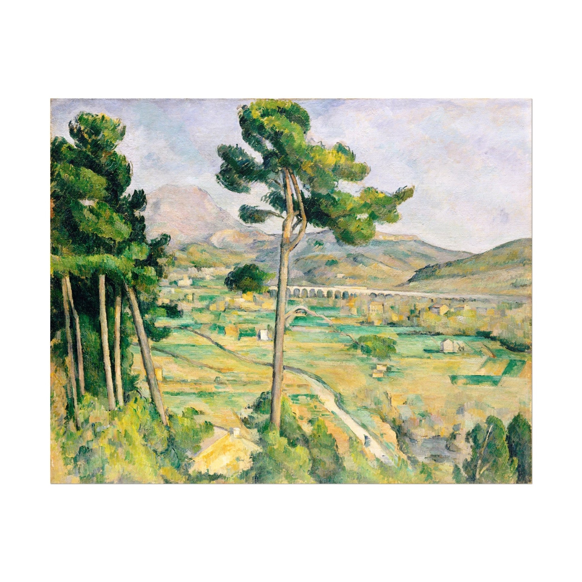 PAUL CÉZANNE - Mont Sainte - Victoire / Arc River Valley (Giclée Art Print) - Pathos Studio - Marketplace Listings