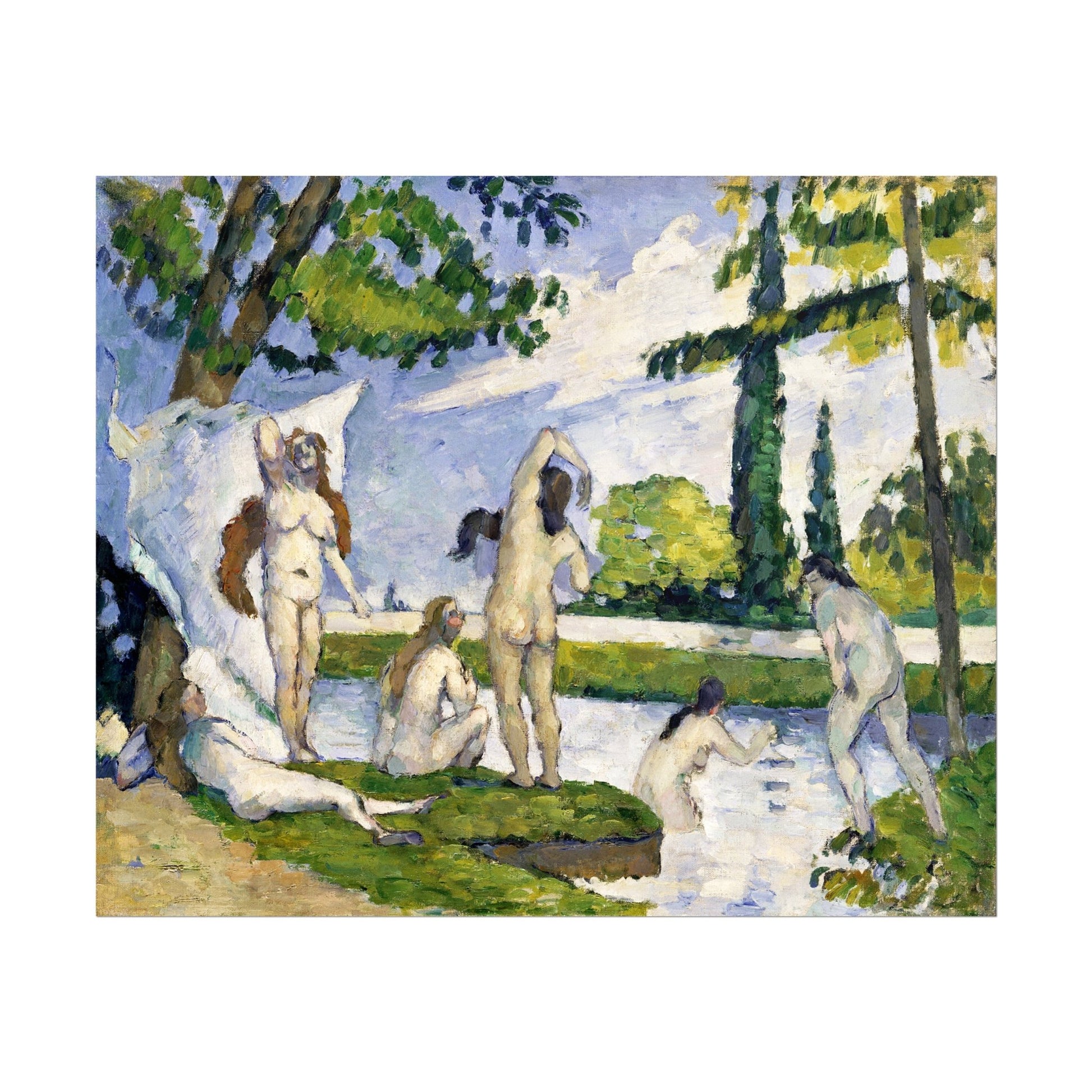 PAUL CÉZANNE - Six Bathers (Giclée Art Print) - Pathos Studio - Marketplace Listings