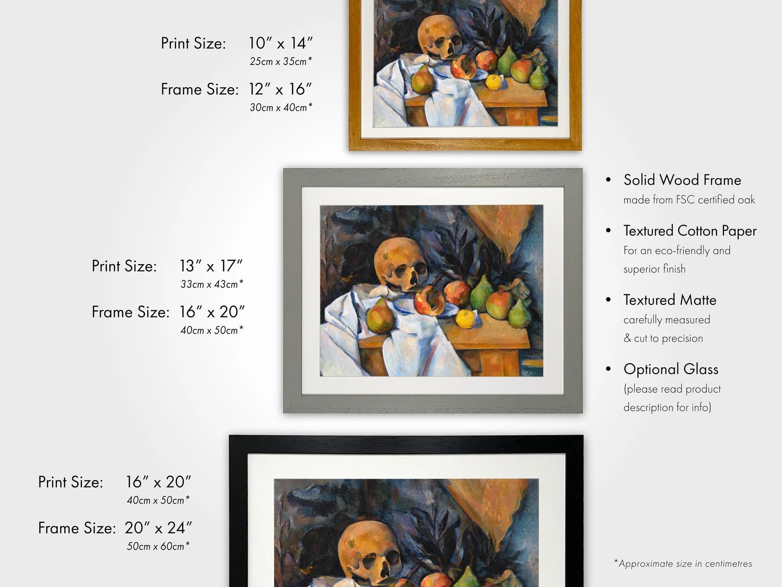 PAUL CÉZANNE - Still Life with Skull - Pathos Studio - Art Prints