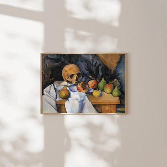 PAUL CÉZANNE - Still Life with Skull - Pathos Studio - Art Prints