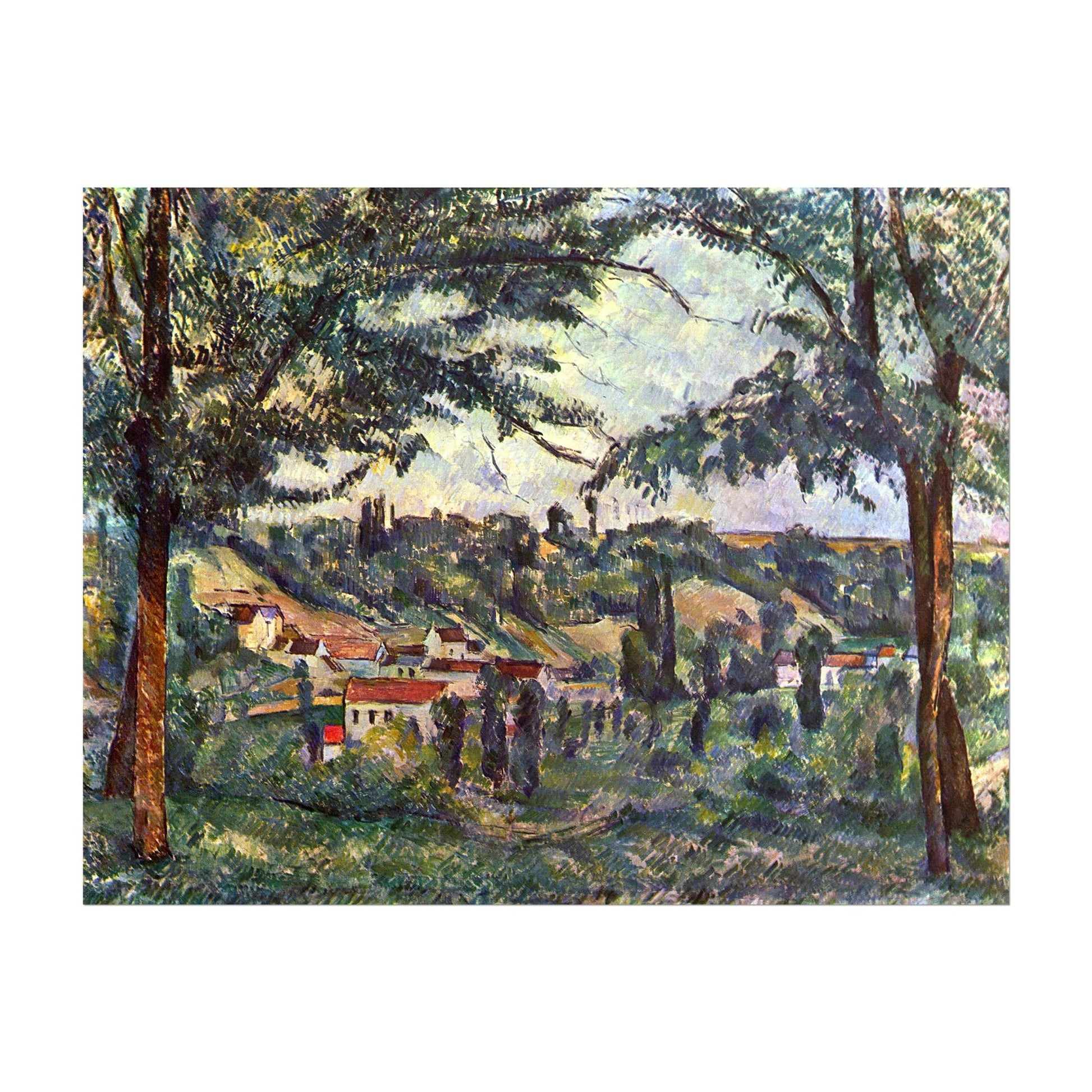 PAUL CÉZANNE - The Hameau des Pâtis (Giclée Art Print) - Pathos Studio - Marketplace Listings