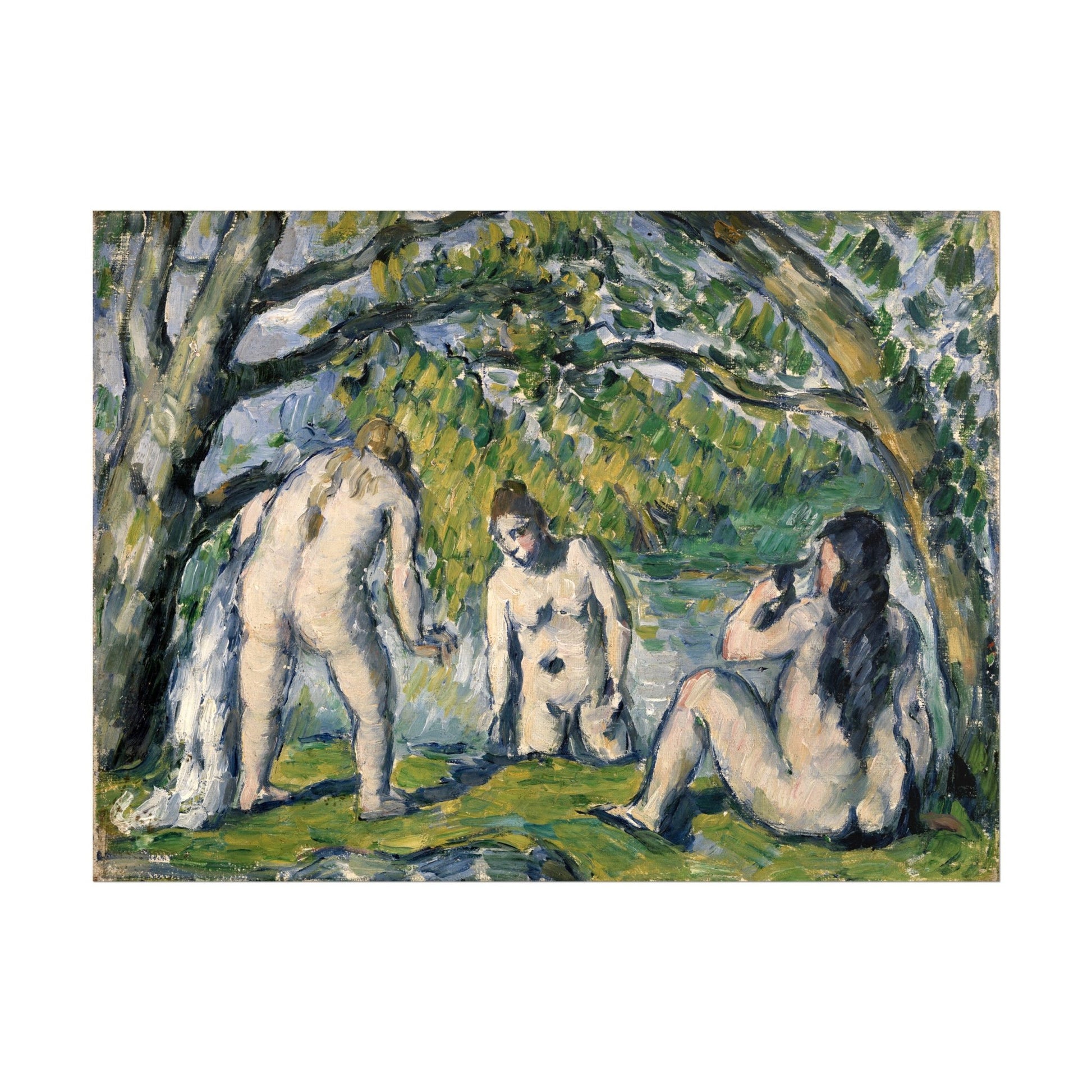 PAUL CÉZANNE - Three Bathers (Giclée Art Print) - Pathos Studio - Marketplace Listings