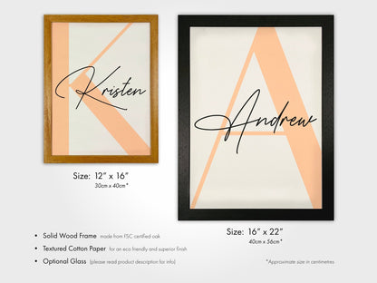 Personalised Set of 3 Name Prints - Pathos Studio - Art Print Sets