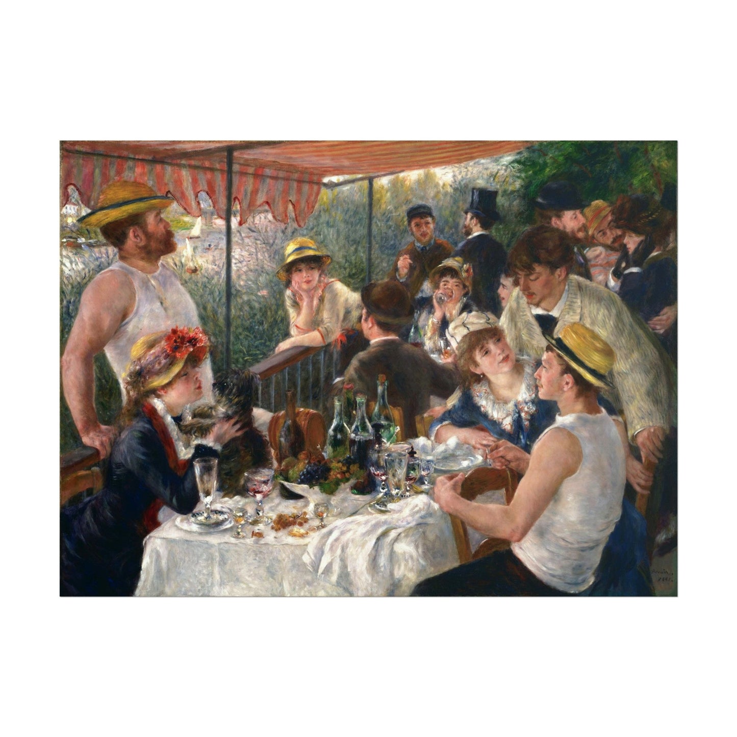Pierre - Auguste Renoir - Luncheon of the Boating Party | Art Prints | Pathos Studio
