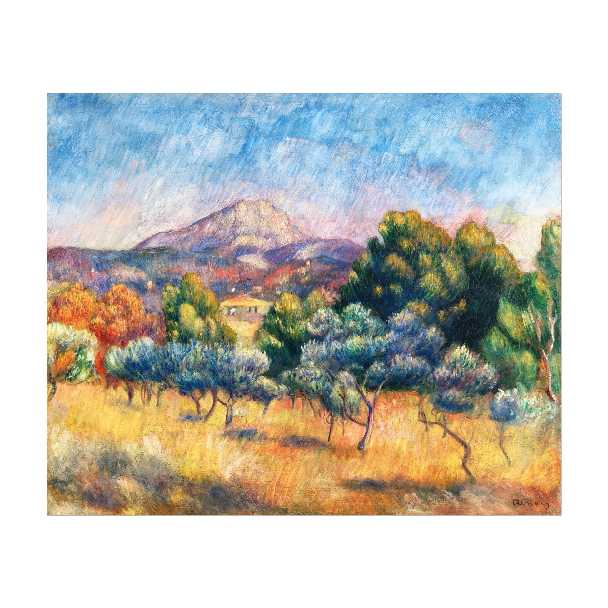 Pierre - Auguste Renoir - Montagne Sainte - Victoire | Art Prints | Pathos Studio
