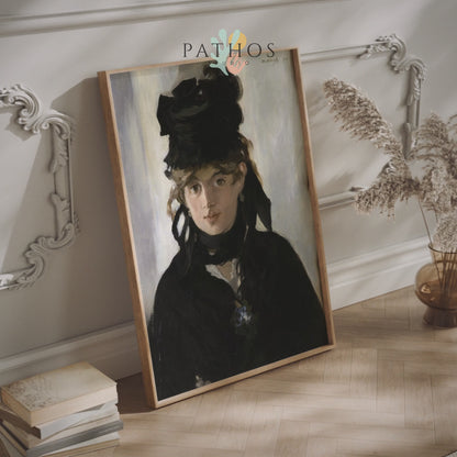 Berthe Morisot mit einem Veilchenstrauß