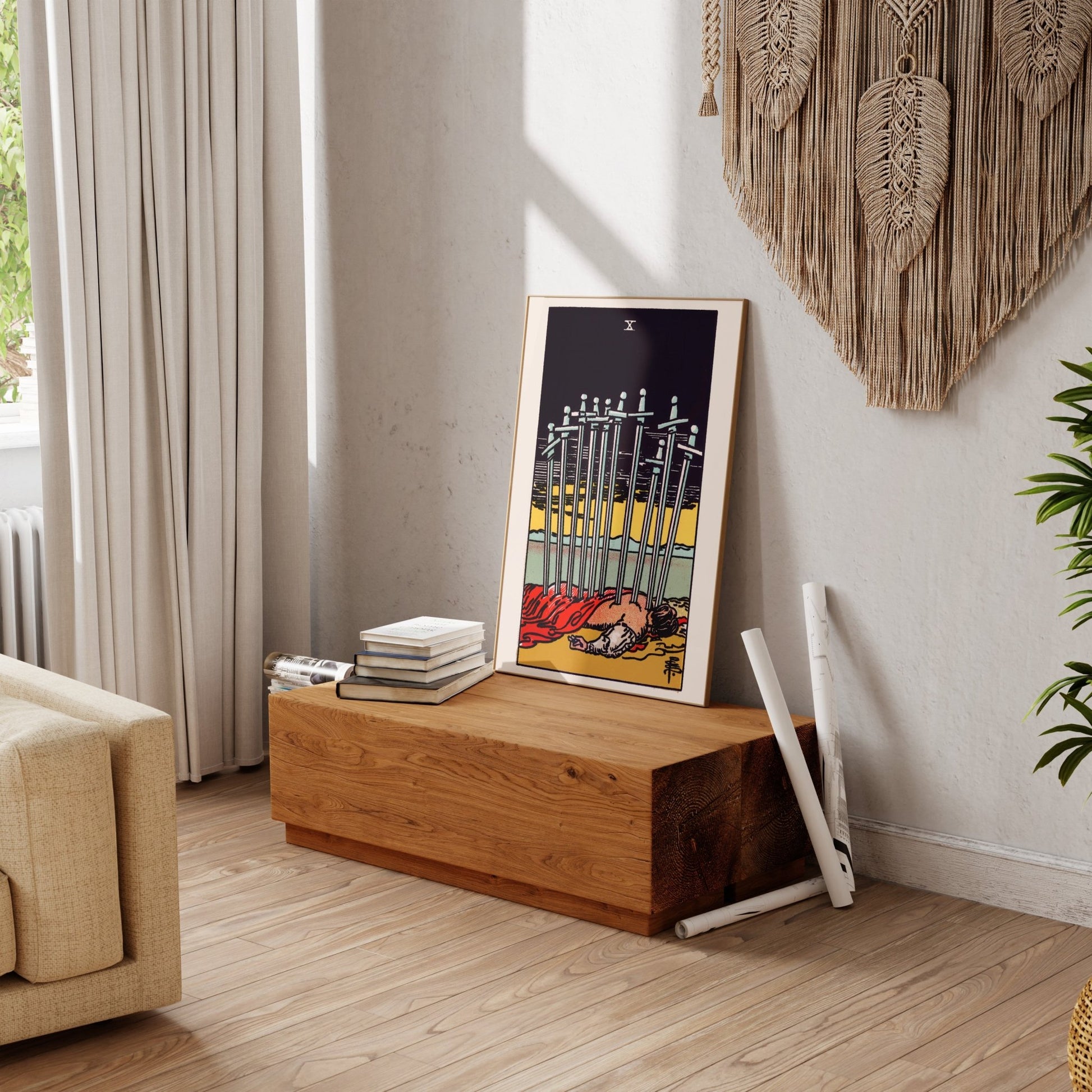 Tarot Art - 10 of Swords | Art Prints | Pathos Studio