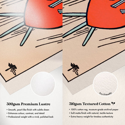 Tarot Art - 3 of Swords | Art Prints | Pathos Studio
