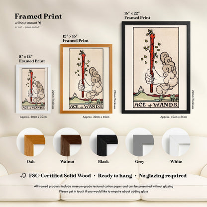 Tarot Art - Ace of Wands | Art Prints | Pathos Studio