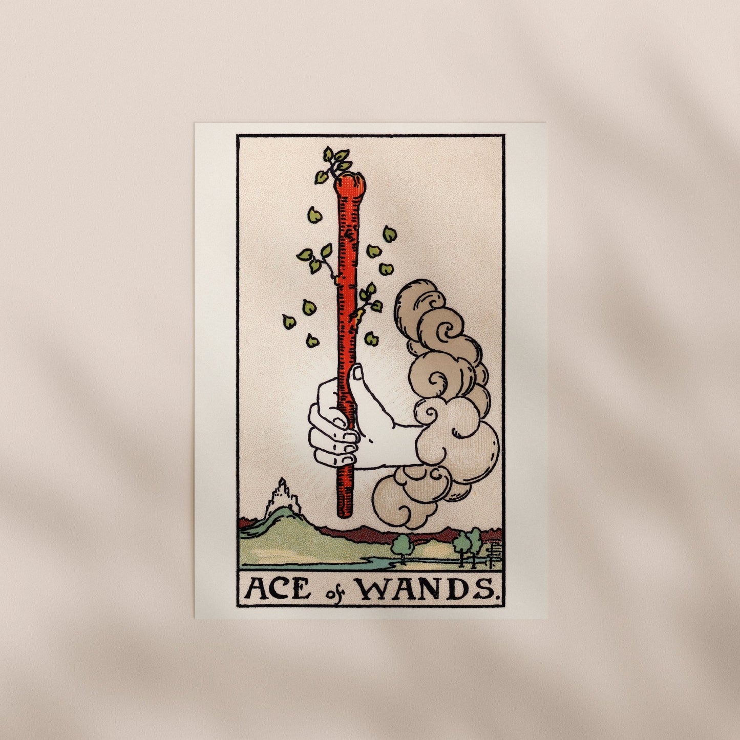 Tarot Art - Ace of Wands | Art Prints | Pathos Studio