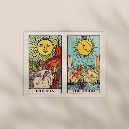 Tarot Art - Custom Tarot Card Pair | Art Prints | Pathos Studio