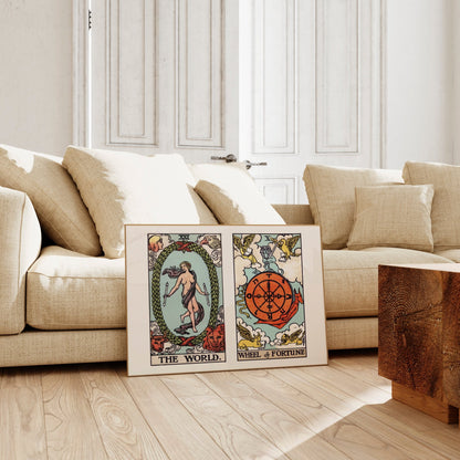 Tarot Art - Custom Tarot Card Pair | Art Prints | Pathos Studio
