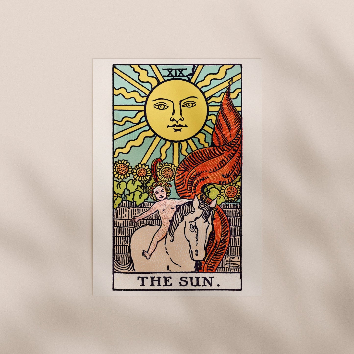 Tarot Art - XIX The Sun | Art Prints | Pathos Studio