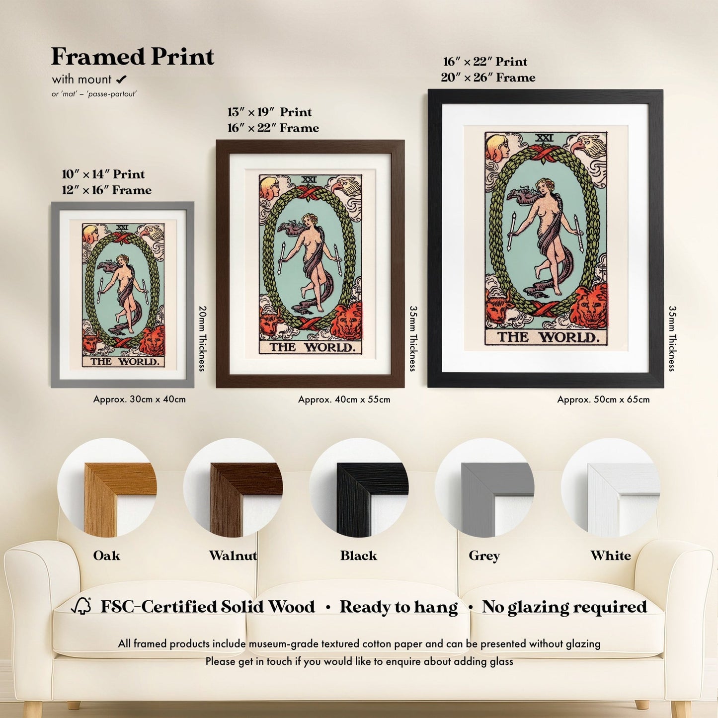 Tarot Art - XXI The World | Art Prints | Pathos Studio