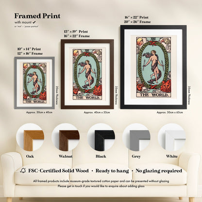 Tarot Art - XXI The World | Art Prints | Pathos Studio
