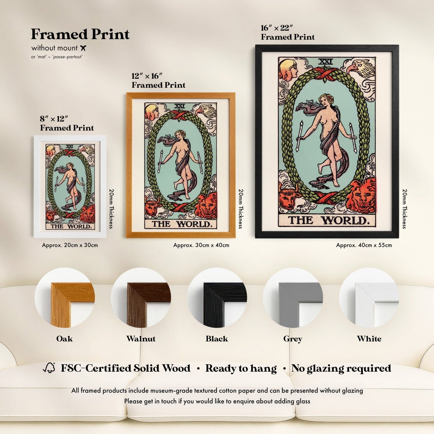 Tarot Art - XXI The World | Art Prints | Pathos Studio