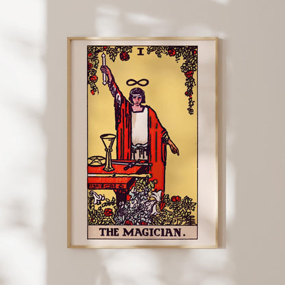 Tarot Card Print: I The Magician (Giclée Art Print) - Pathos Studio - Marketplace Listings