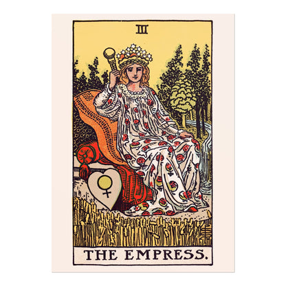 Tarot Card Print: III The Empress (Giclée Art Print) - Pathos Studio - Marketplace Listings