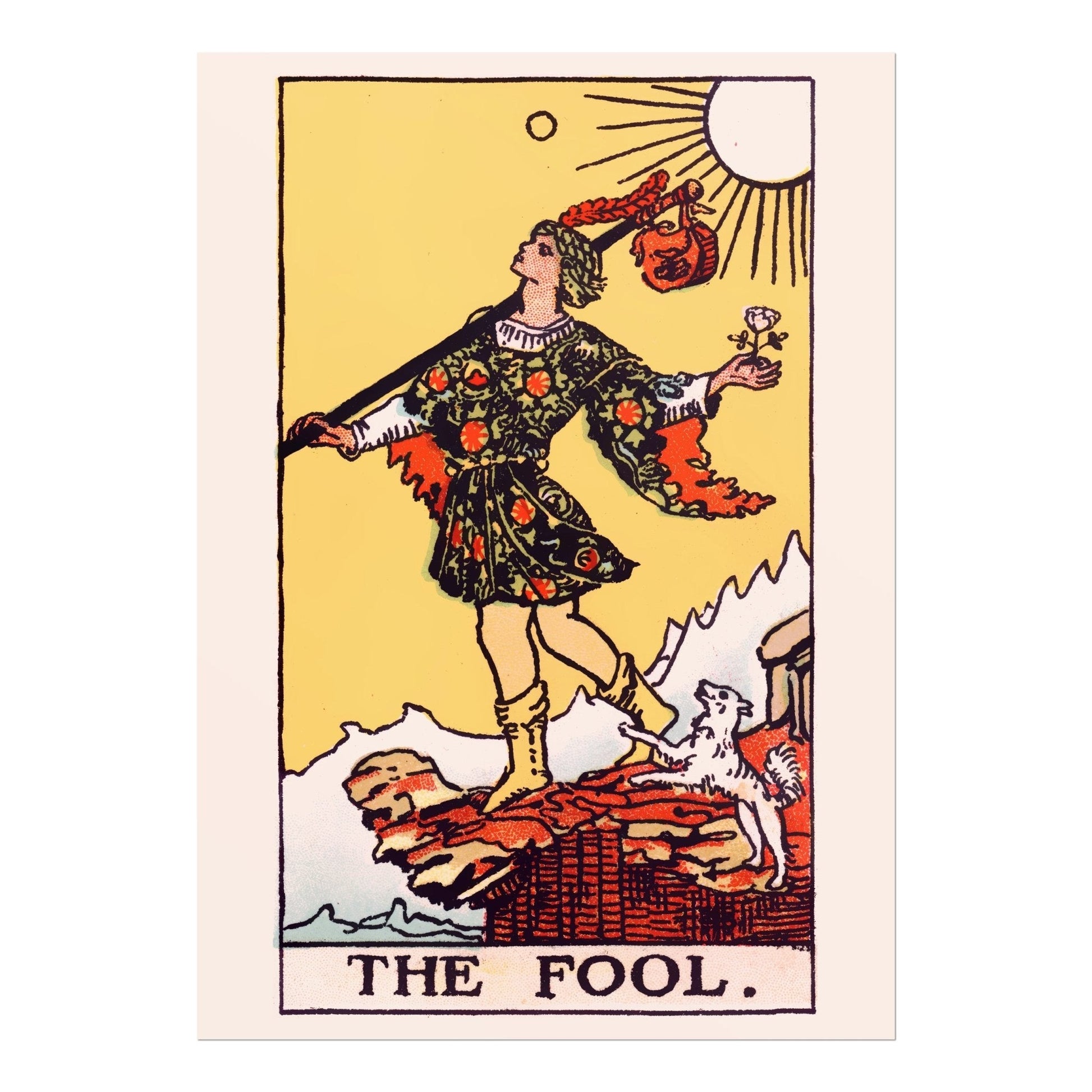 Tarot Card Print: O The Fool (Giclée Art Print) - Pathos Studio - Marketplace Listings