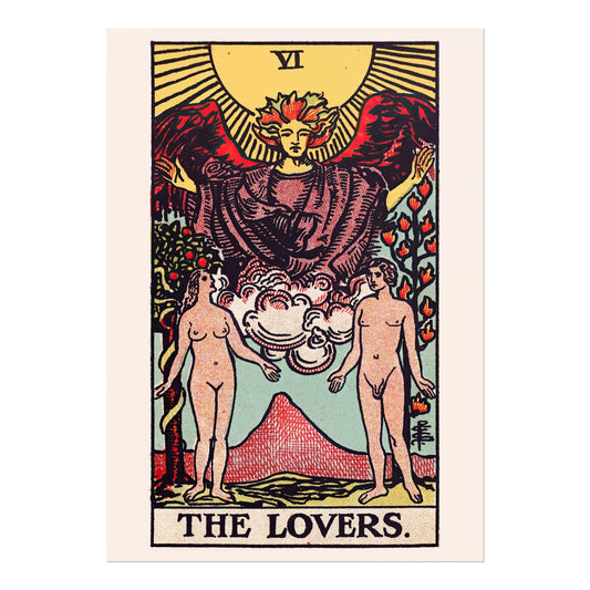 Tarot Card Print: VI The Lovers (Giclée Art Print) - Pathos Studio - Marketplace Listings