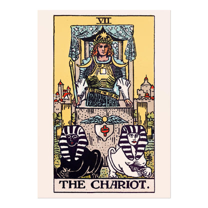 Tarot Card Print: VII The Chariot (Giclée Art Print) - Pathos Studio - Marketplace Listings