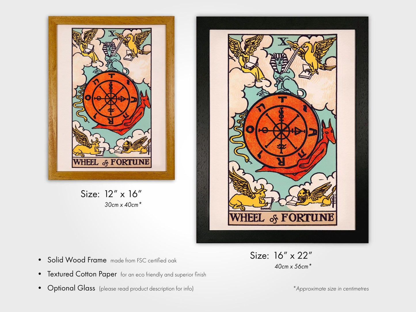 Tarot Card Print: X Wheel Of Fortune - Pathos Studio - Art Prints