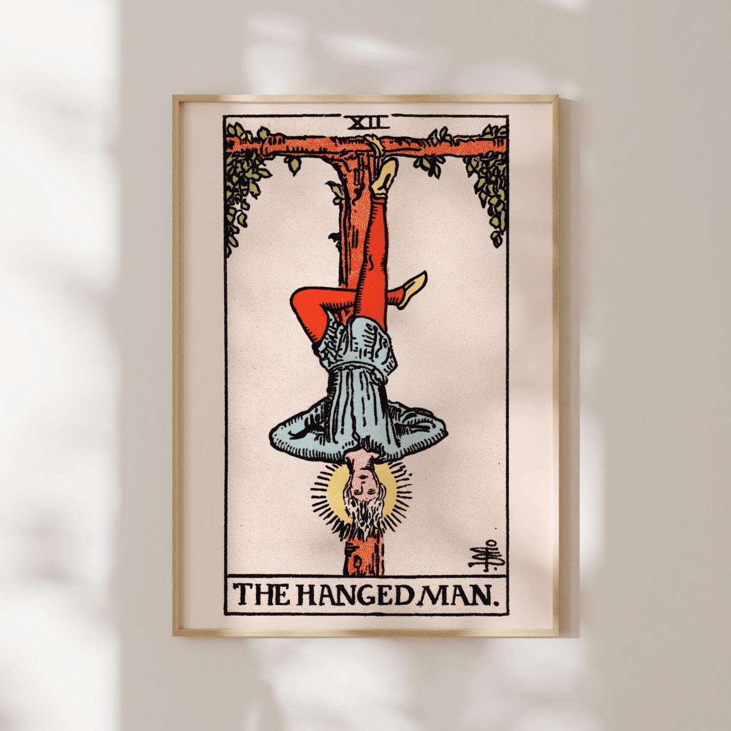 Tarot Card Print: XII The Hanged Man (Giclée Art Print) - Pathos Studio - Marketplace Listings