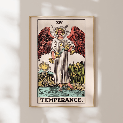 Tarot Card Print: XIV Temperance - Pathos Studio - Art Prints