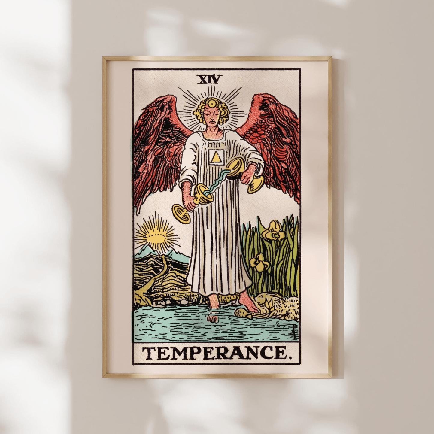 Tarot Card Print: XIV Temperance (Giclée Art Print) - Pathos Studio - Marketplace Listings