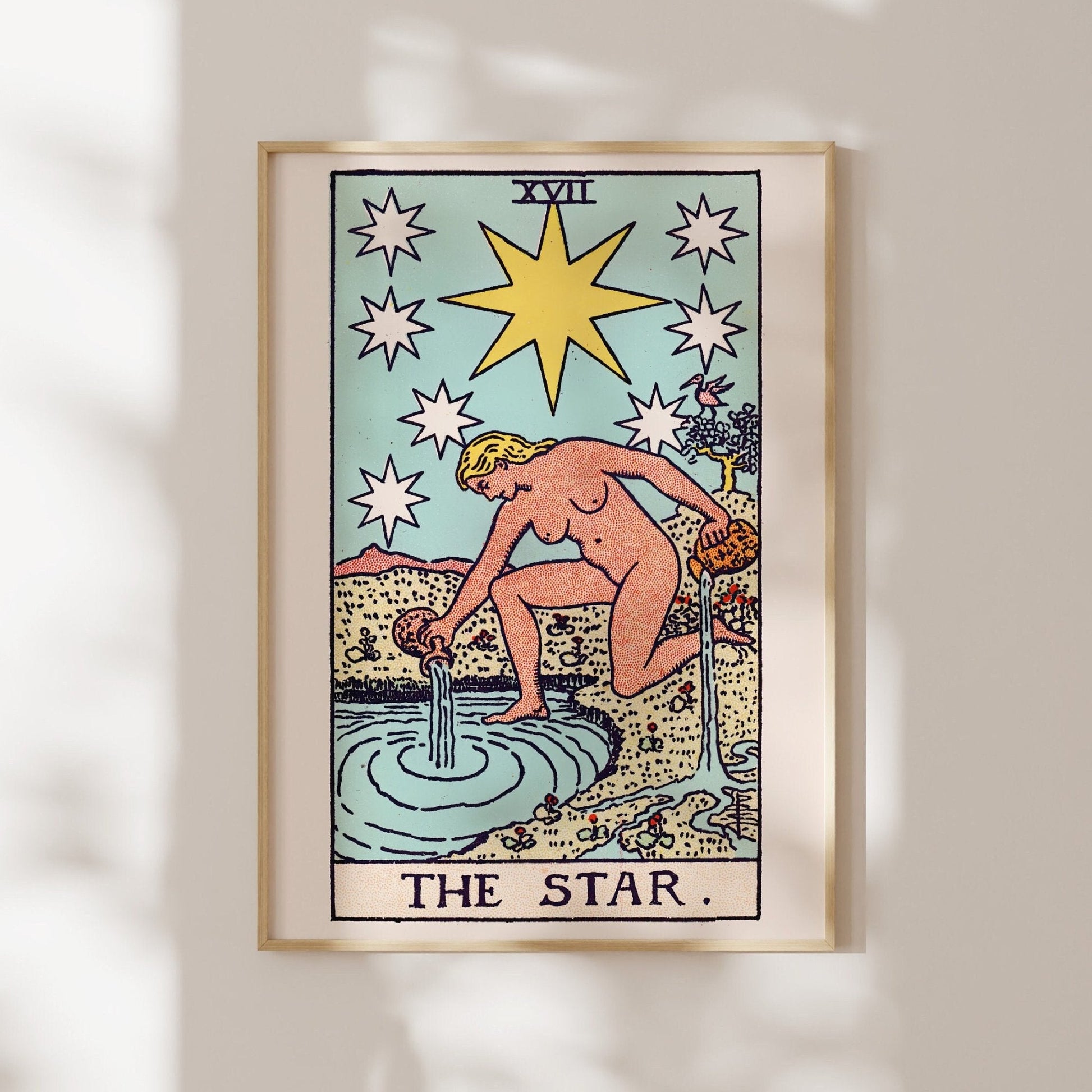 Tarot Card Print: XVII The Star (Giclée Art Print) - Pathos Studio - Marketplace Listings