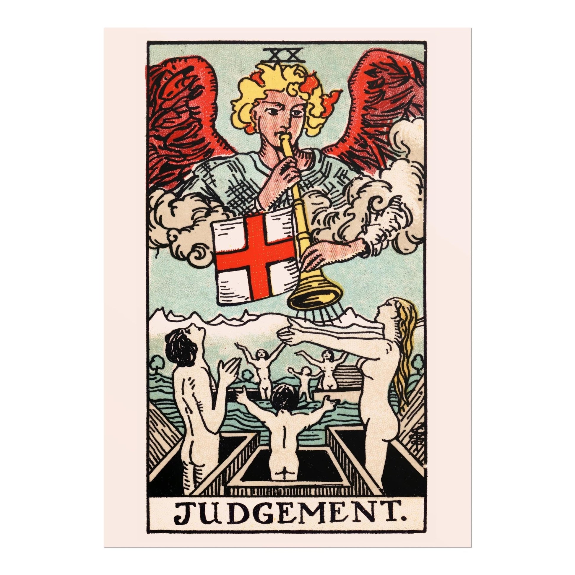 Tarot Card Print: XX Judgement - Pathos Studio - Art Prints