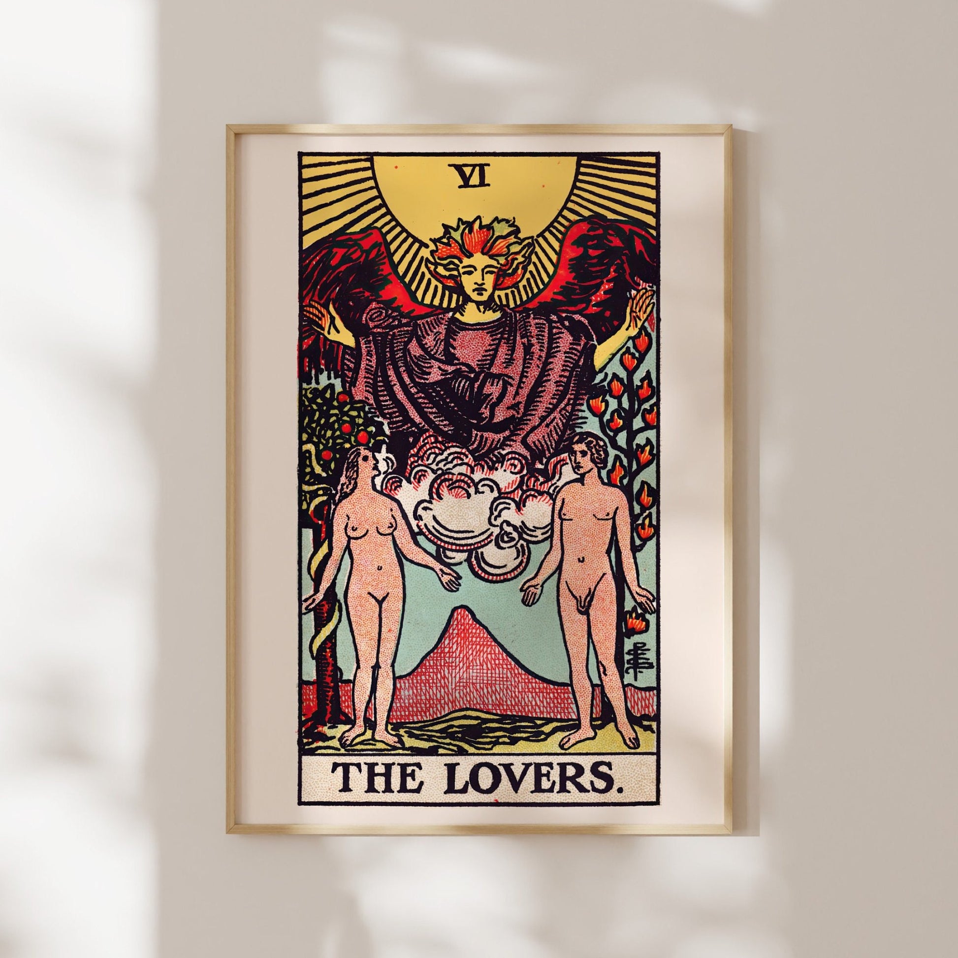 Tarot Print: VI The Lovers - Pathos Studio - Art Prints