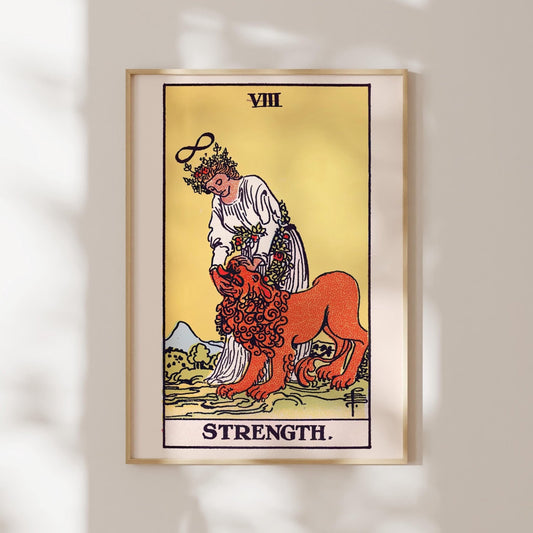 Tarot Print: VIII Strength - Pathos Studio - Art Prints