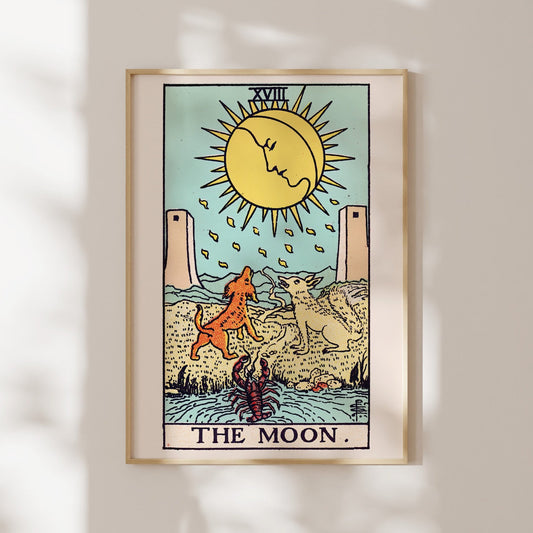 Tarot Print: XVIII The Moon - Pathos Studio - Art Prints