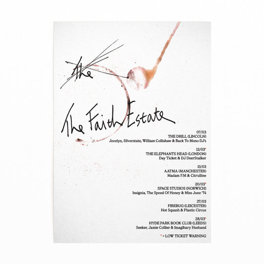 The Faith Estate - 2026 Tour Poster | Art Prints | Pathos Studio