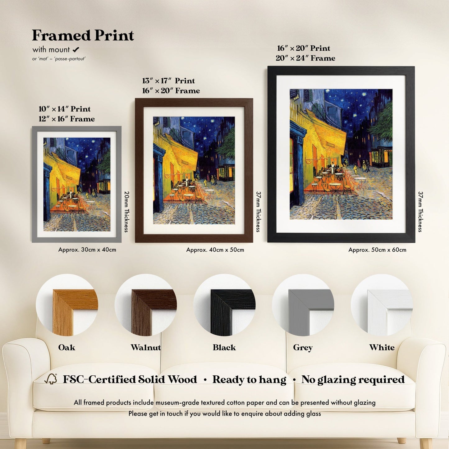 Vincent Van Gogh - Café Terrace At Night | Art Prints | Pathos Studio