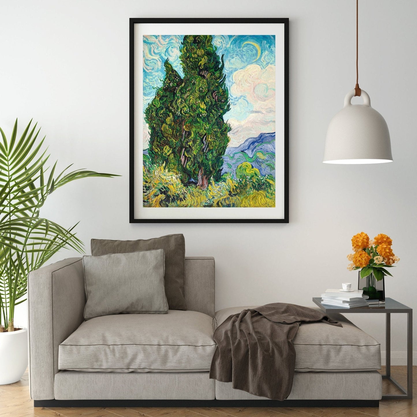 VINCENT VAN GOGH - Cypresses (Giclée Art Print) - Pathos Studio - Marketplace Listings