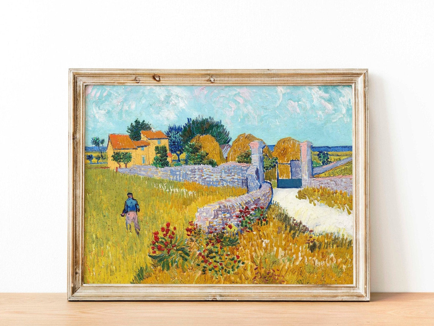 VINCENT VAN GOGH - Farmhouse in Provence (Giclée Art Print) - Pathos Studio - Marketplace Listings