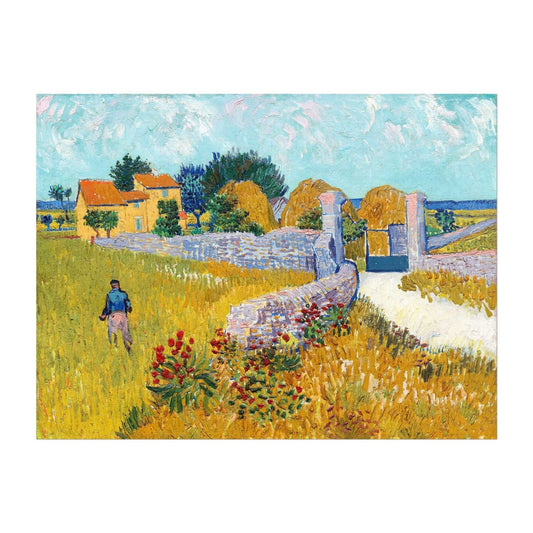 VINCENT VAN GOGH - Farmhouse in Provence (Giclée Art Print) - Pathos Studio - Marketplace Listings