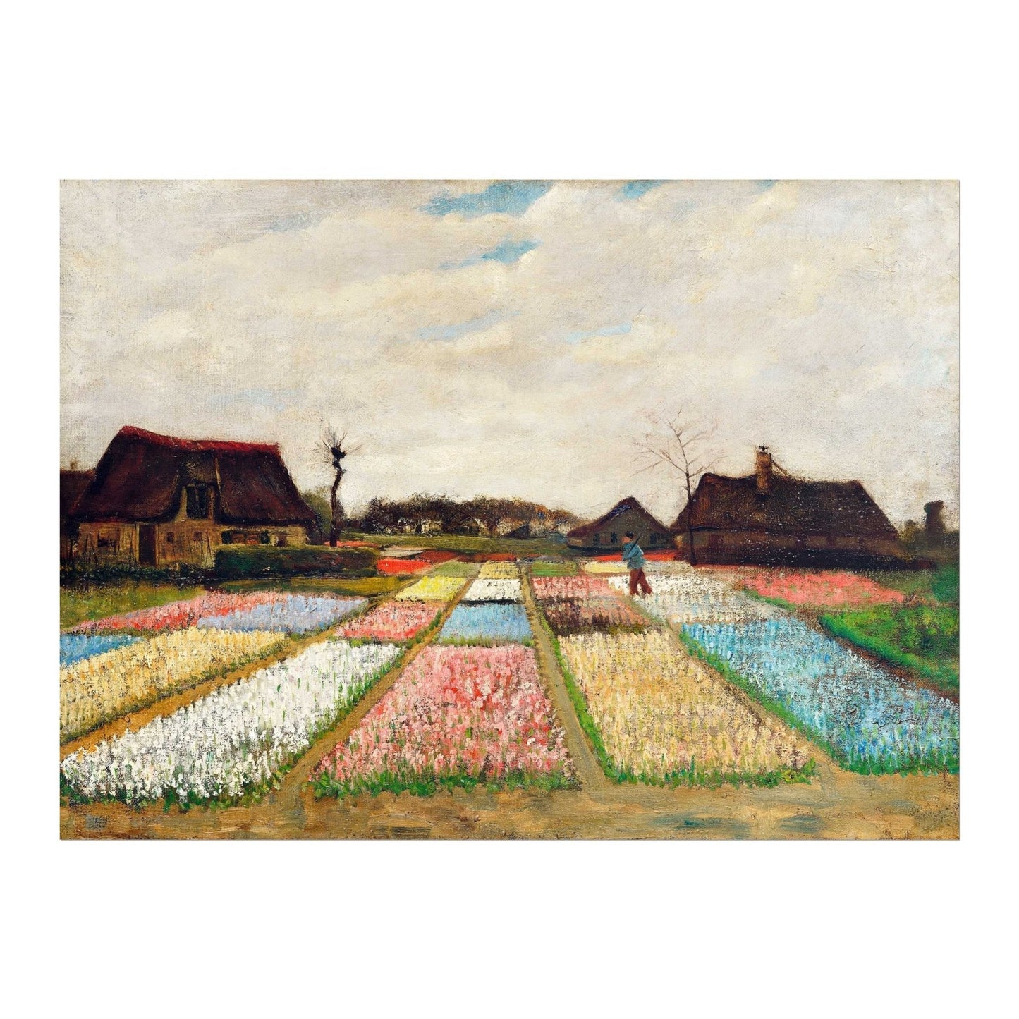 VINCENT VAN GOGH - Flower Beds In Holland (Giclée Art Print) - Pathos Studio - Marketplace Listings