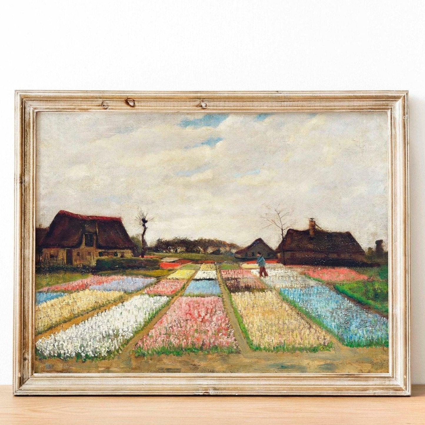 VINCENT VAN GOGH - Flower Beds In Holland (Giclée Art Print) - Pathos Studio - Marketplace Listings