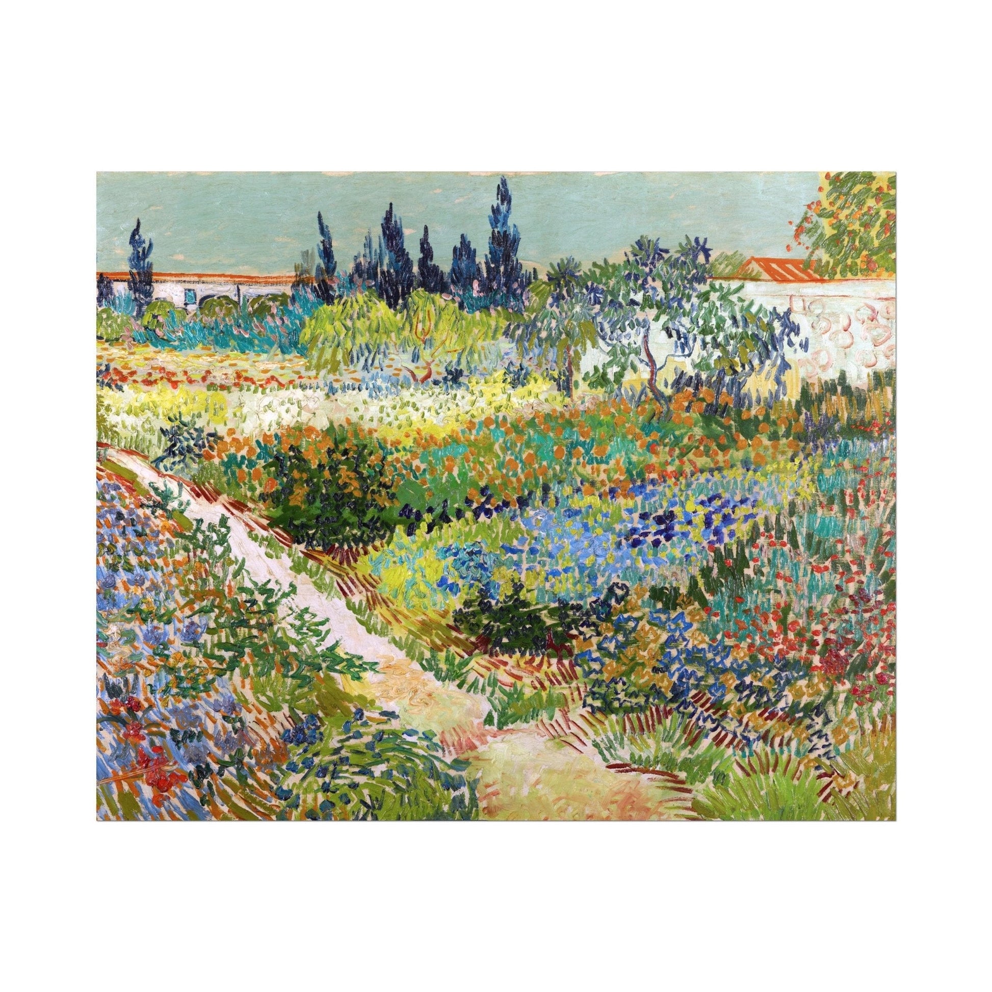 VINCENT VAN GOGH - Garden At Arles (Giclée Art Print) - Pathos Studio - Marketplace Listings