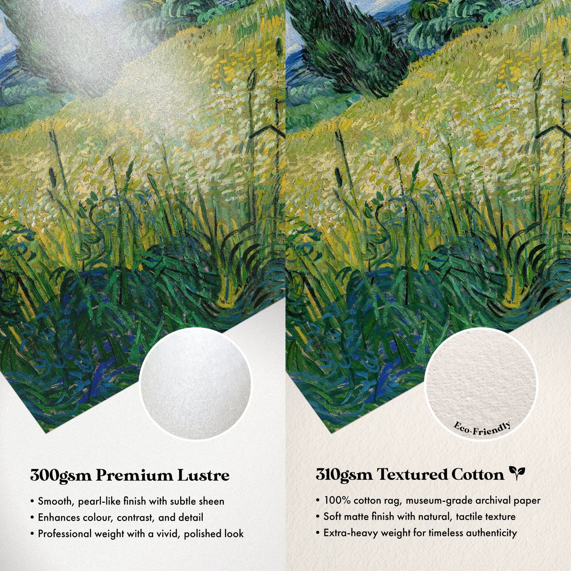 Vincent Van Gogh - Green Wheat Field With Cypress | Art Prints | Pathos Studio