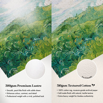 Vincent Van Gogh - Green Wheat Fields, Auvers | Art Prints | Pathos Studio