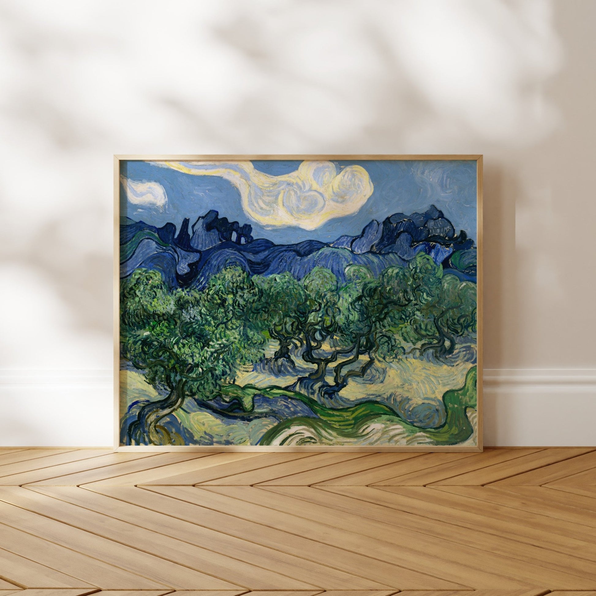 VINCENT VAN GOGH - Olive Trees with the Alpilles in Background - Pathos Studio - Art Prints