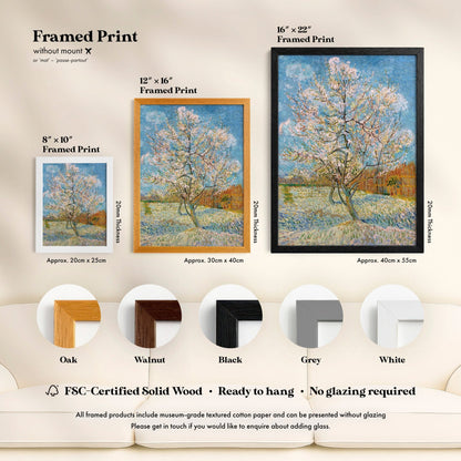 Vincent Van Gogh - Peach Tree In Blossom | Art Prints | Pathos Studio