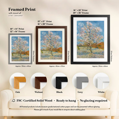 Vincent Van Gogh - Peach Tree In Blossom | Art Prints | Pathos Studio