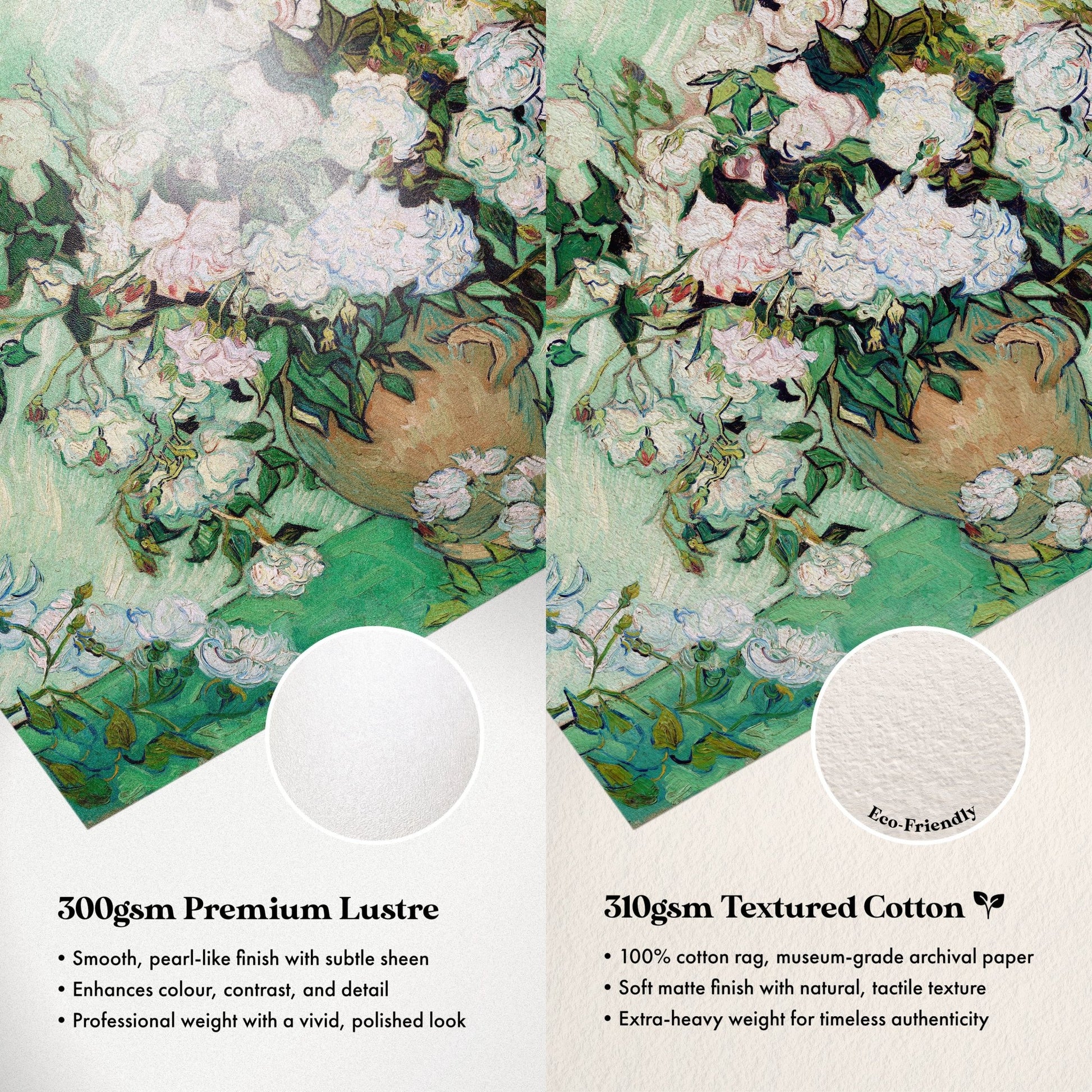 Vincent Van Gogh - Roses | Art Prints | Pathos Studio