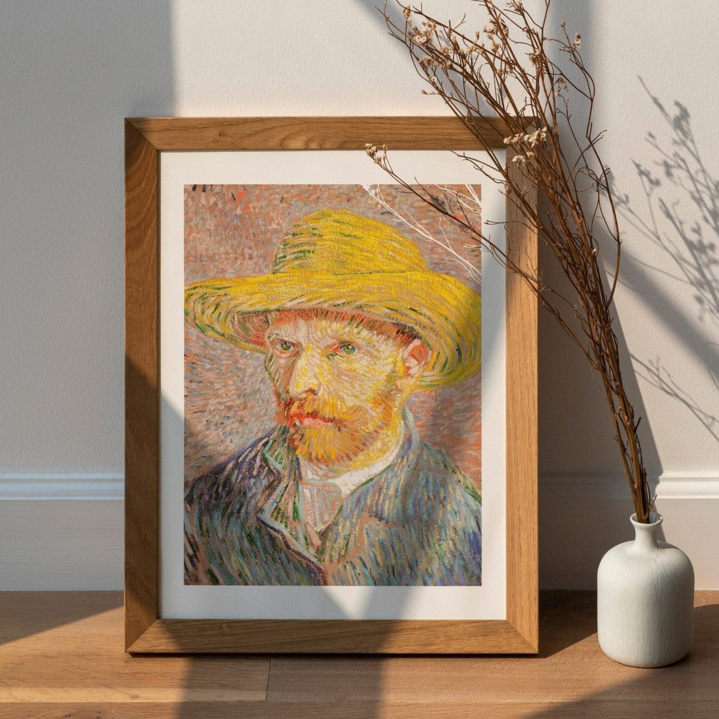 VINCENT VAN GOGH - Self - Portrait With A Straw Hat (Giclée Art Print) - Pathos Studio - Marketplace Listings